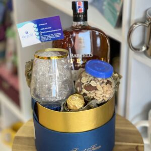 Box para hombre en caja cilíndrica